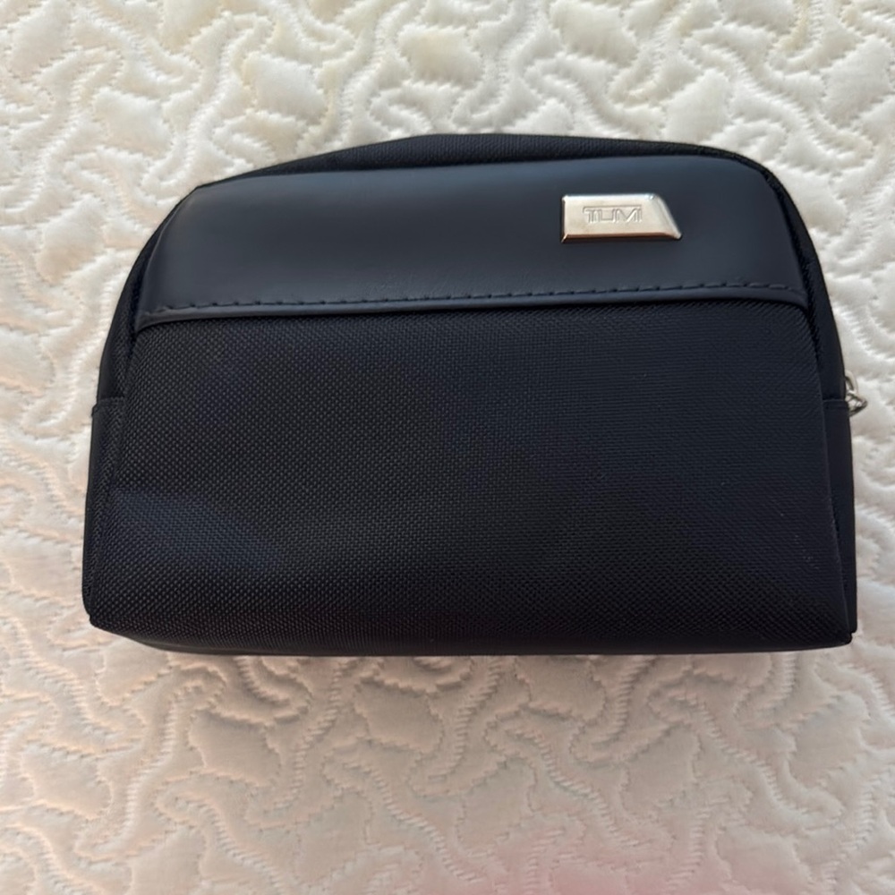 Tumi Black Bag Sleek Minimalist Design